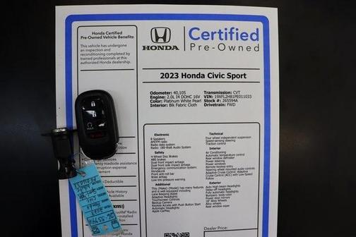 2023 Honda Civic Sport