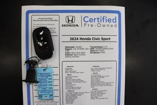 2024 Honda Civic Sport