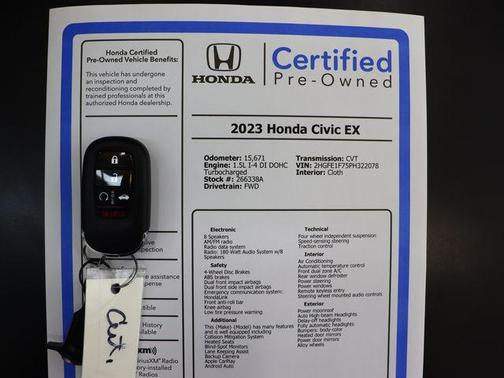 2023 Honda Civic EX