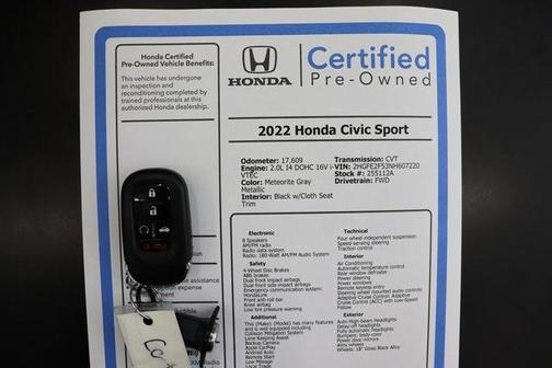 2022 Honda Civic Sport