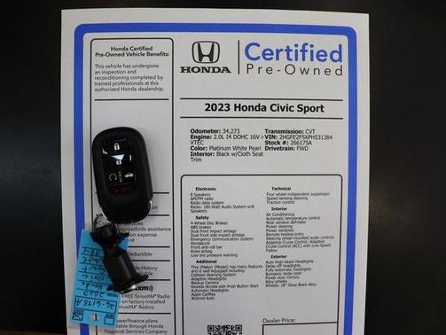 2023 Honda Civic Sport