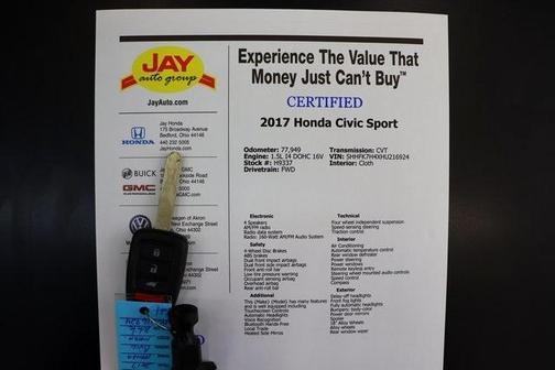 2017 Honda Civic Sport