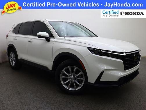 Platinum White Pearl 2024 Honda CR-V EX