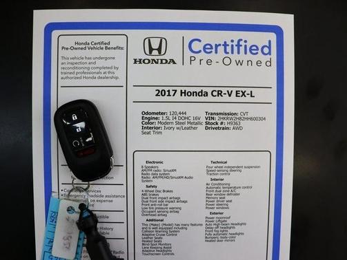 2017 Honda CR-V EX-L
