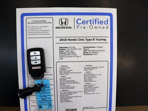 2018 Honda Civic Type R Touring