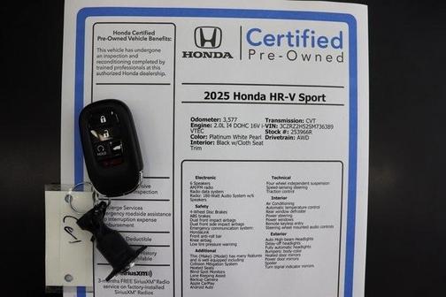 2025 Honda HR-V Sport