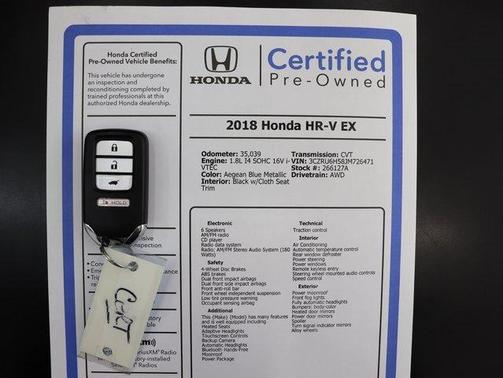 2018 Honda HR-V EX
