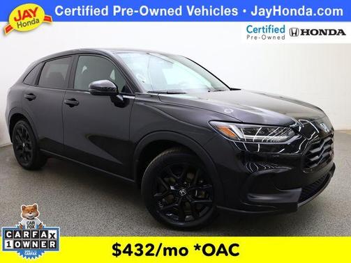 Crystal Black Pearl 2024 Honda HR-V Sport