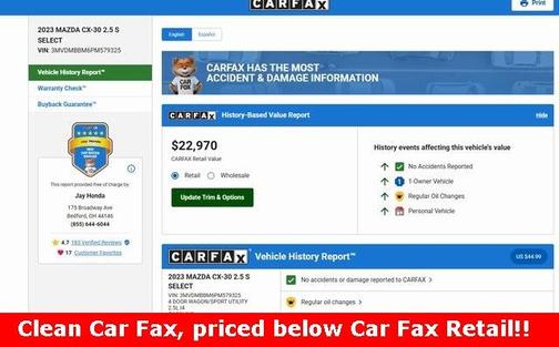 2023 Mazda CX-30 2.5 S Select Package