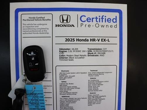2025 Honda HR-V EX-L
