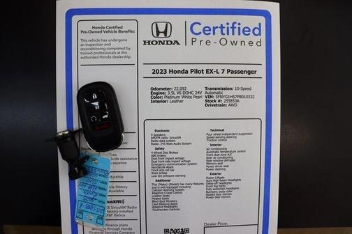 2023 Honda Pilot EX-L 7-Passenger