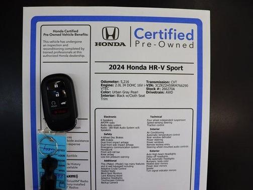 2024 Honda HR-V Sport