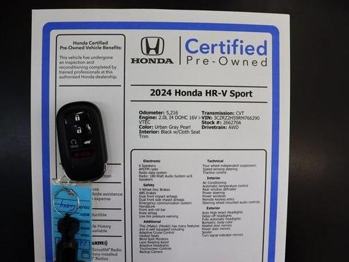 2024 Honda HR-V Sport