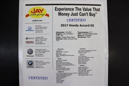 2017 Honda Accord EX