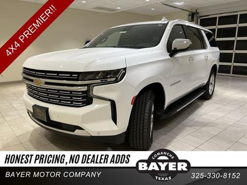 Summit White 2023 Chevrolet Suburban Premier