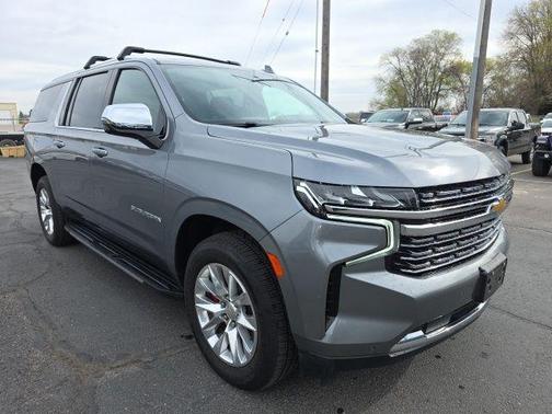 Satin Steel Metallic 2022 Chevrolet Suburban Premier