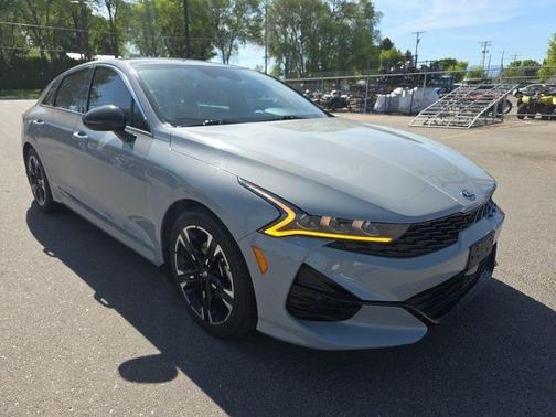 Gray 2021 Kia K5 GT-Line