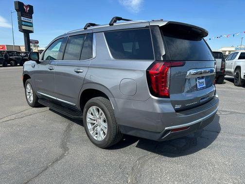 Satin Steel Metallic 2021 GMC Yukon SLT