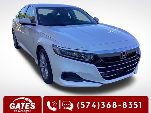 White 2021 Honda Accord LX 1.5T