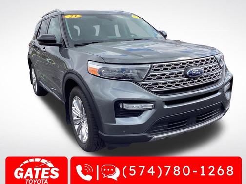 Gray Metallic 2023 Ford Explorer Limited