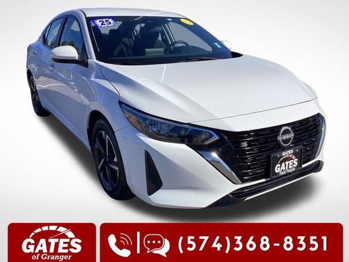 Cloud White 2025 Nissan Sentra SV