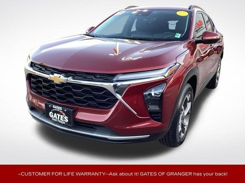Crimson Metallic 2025 Chevrolet Trax LT