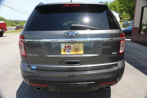 White Platinum Metallic Tri-Coat 2015 Ford Explorer Limited
