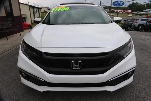 Platinum White Pearl 2021 Honda Civic EX