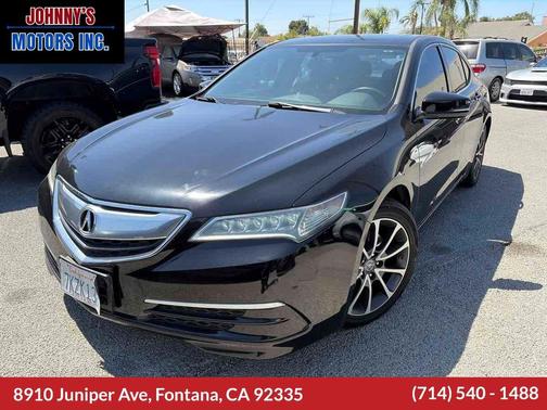 Crystal Black Pearl 2015 Acura TLX V6