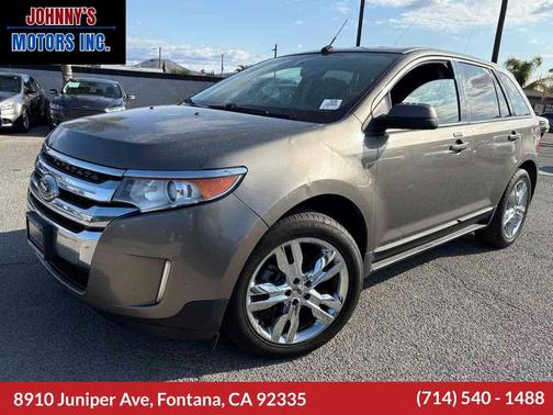Mineral Gray Metallic 2014 Ford Edge SEL