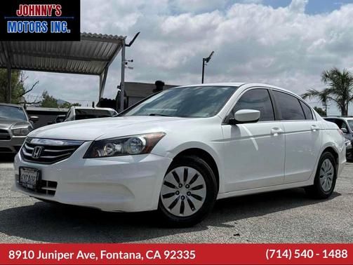 Taffeta White 2012 Honda Accord 2.4 LX