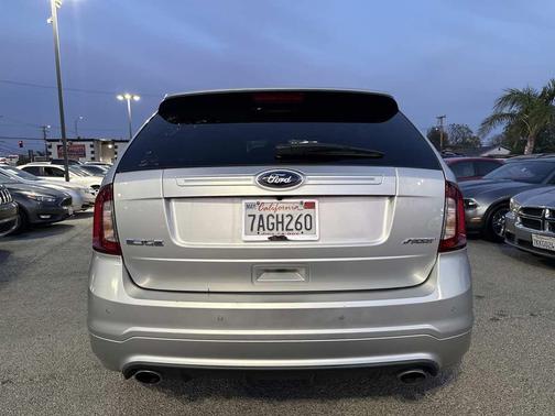 White Platinum Tri-Coat Metallic 2013 Ford Edge Sport