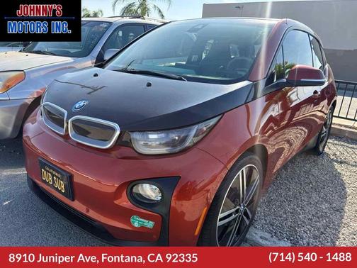 Solar Orange Metallic w/Frozen Gray Accent 2014 BMW i3 Base w/Range Extender