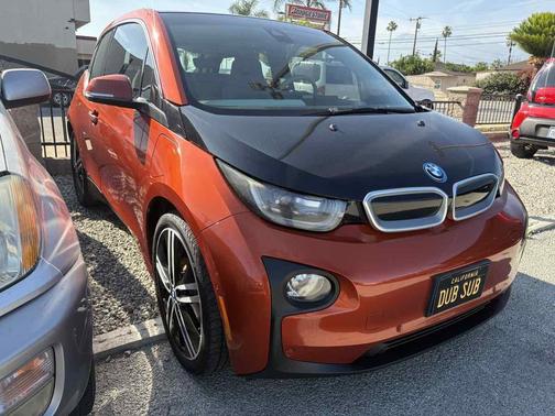 Solar Orange Metallic w/Frozen Gray Accent 2014 BMW i3 Base w/Range Extender