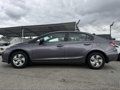 Modern Steel Metallic 2015 Honda Civic LX