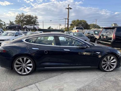 Monterey Blue Metallic 2012 Tesla Model S Performance