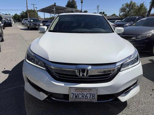 White Orchid Pearl 2017 Honda Accord Hybrid Touring