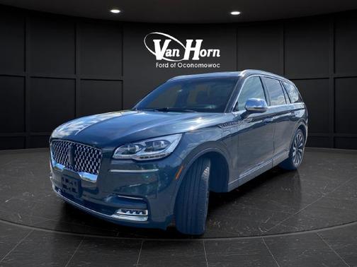 Flight Blue Clearcoat 2020 Lincoln Aviator Black Label Grand Touring AWD