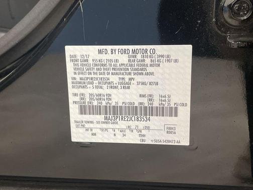 2018 Ford EcoSport S