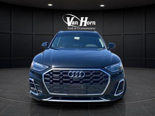 Black Metallic 2023 Audi Q5 45 S line Premium Plus