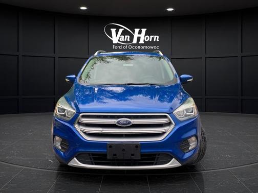 Lightning Blue Metallic 2017 Ford Escape Titanium