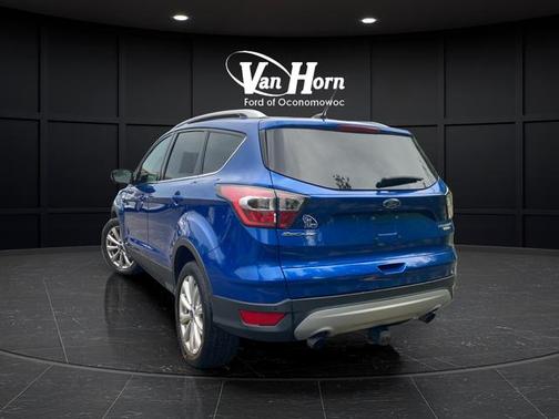 Lightning Blue Metallic 2017 Ford Escape Titanium