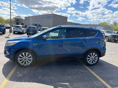 Lightning Blue Metallic 2017 Ford Escape Titanium