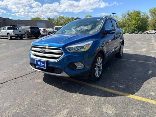 Lightning Blue Metallic 2017 Ford Escape Titanium