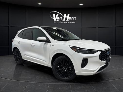 Star White Metallic Tri-Coat 2024 Ford Escape ST-Line Elite