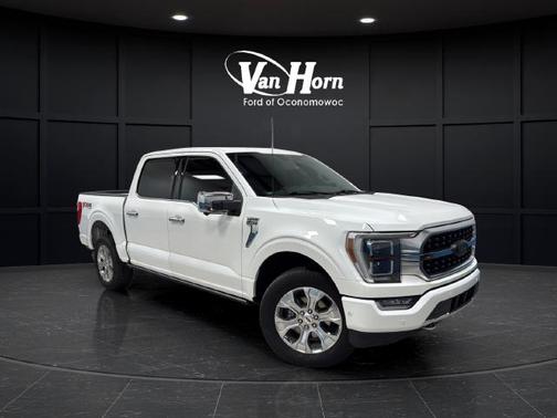 Star White Metallic Tri-Coat 2022 Ford F-150 Platinum