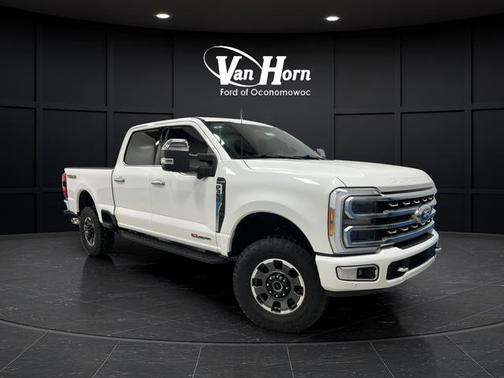 Star White Metallic Tri-Coat 2023 Ford F-350 Platinum