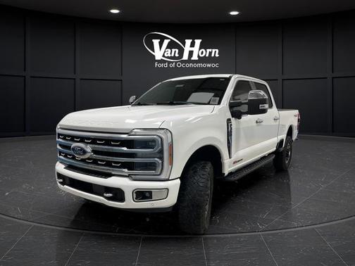 Star White Metallic Tri-Coat 2023 Ford F-350 Platinum
