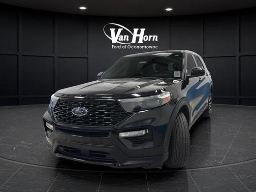 Agate Black Metallic 2022 Ford Explorer ST-Line