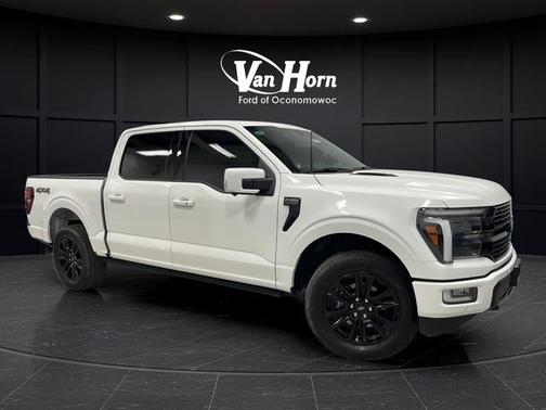 Star White Metallic Tri-Coat 2024 Ford F-150 Platinum